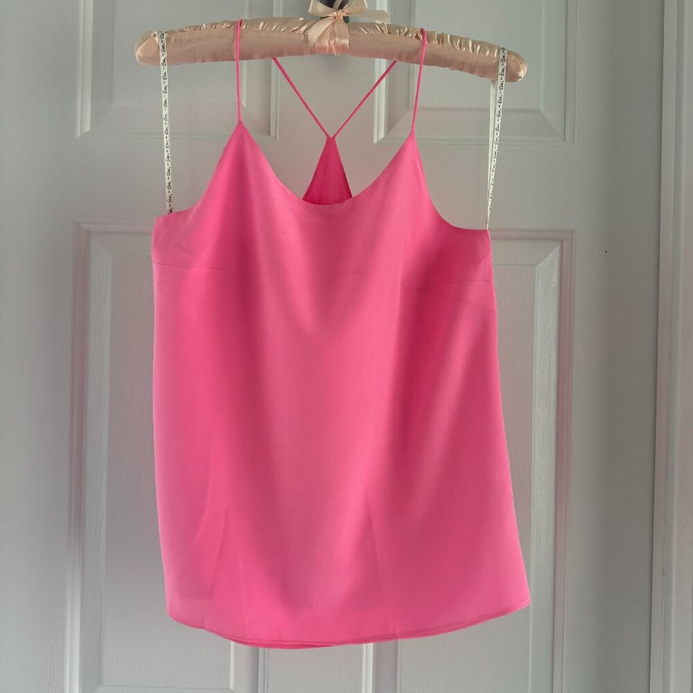 Lilly Pulitzer Pink Pout 100% Silk Top, size XS